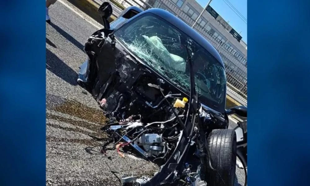 Τροχαίο στον Κηφισό: Ντοκουμέντο από το πολυτελές αυτοκίνητο που διαλύθηκε – Πώς σώθηκε ο οδηγός (βίντεο)